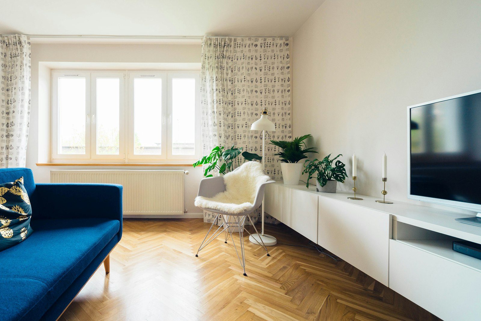 Helles, wohnliches Wohnzimmer
